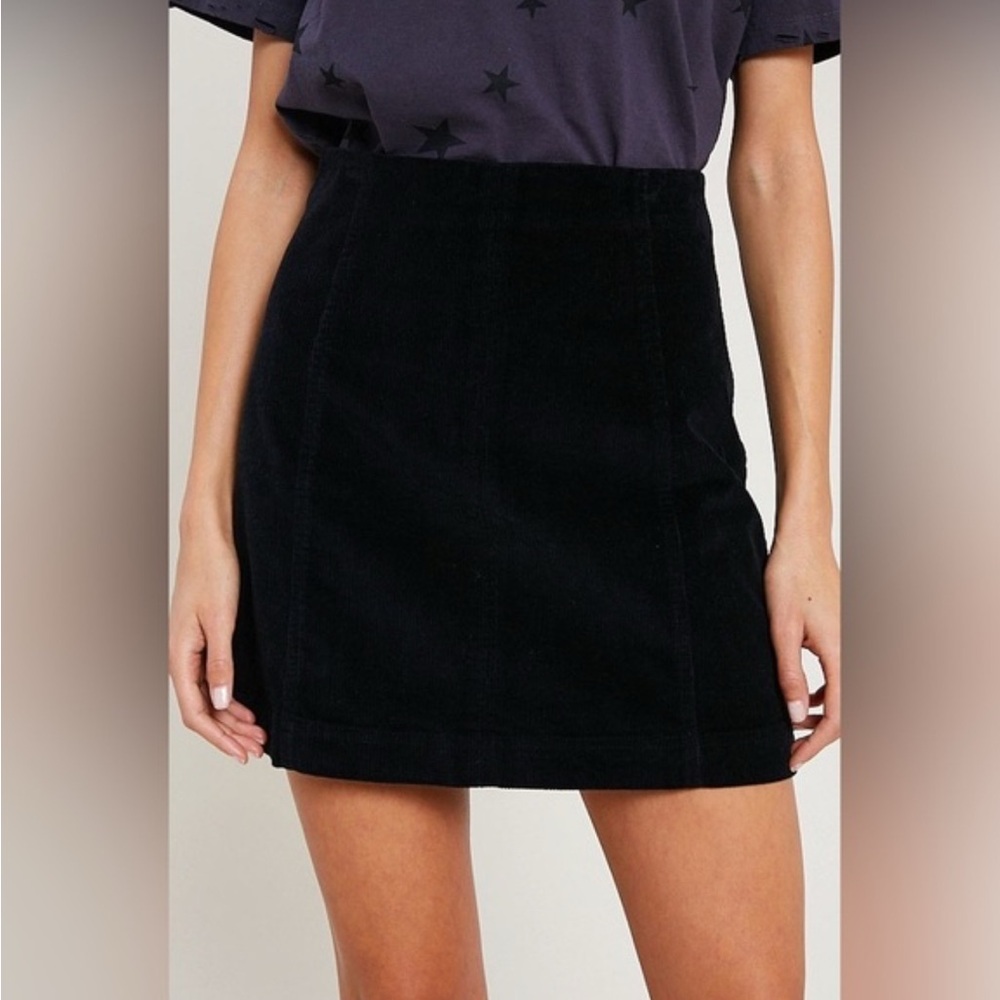 Forever 21 Black Corduroy Women's Skirt